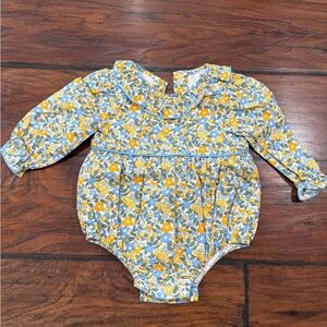 9M Southern Smocked Co Floral Baby Bubble
